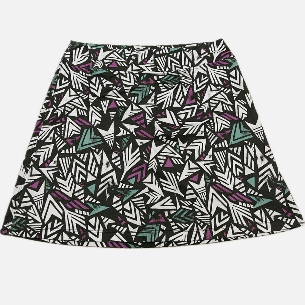 Patagonia Multicolor Pull On Easy Skirt Size Medium Geometric Patterned Skirt
